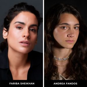 Fariba Sheikhan y Andrea Fandos, actrices