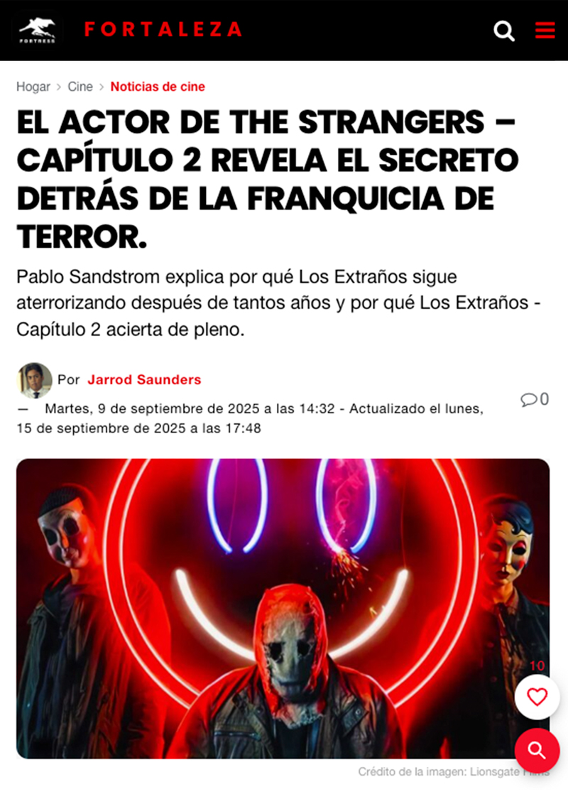 Pablo Sandstrom - FORTALEZA - Septiembre 2025